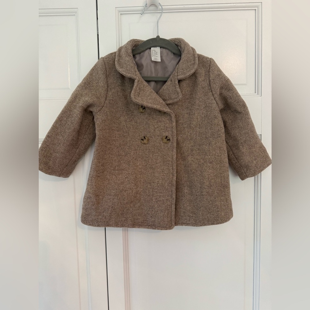 H&M - Baby Beige Pea Coat
